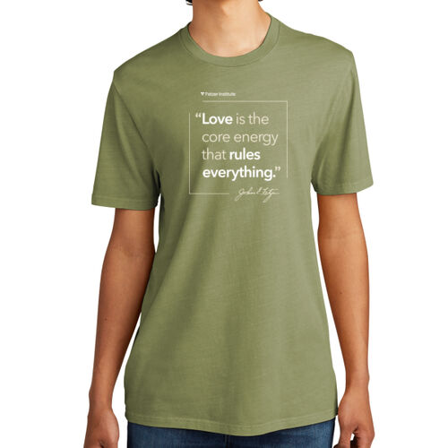Allmade® Unisex Mineral Dye Organic Cotton LOVE IS Tee  Thumbnail