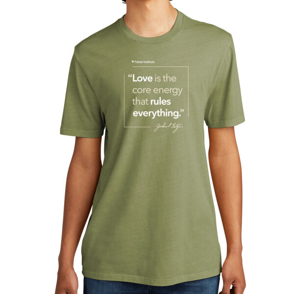 Allmade® Unisex Mineral Dye Organic Cotton LOVE IS Tee  Thumbnail