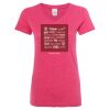 Women’s Glitter V-Neck T-Shirt Thumbnail