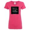 Women’s Glitter V-Neck T-Shirt Thumbnail