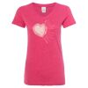 Women’s Glitter V-Neck T-Shirt Thumbnail
