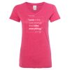 Women’s Glitter V-Neck T-Shirt Thumbnail