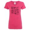Women’s Glitter V-Neck T-Shirt Thumbnail